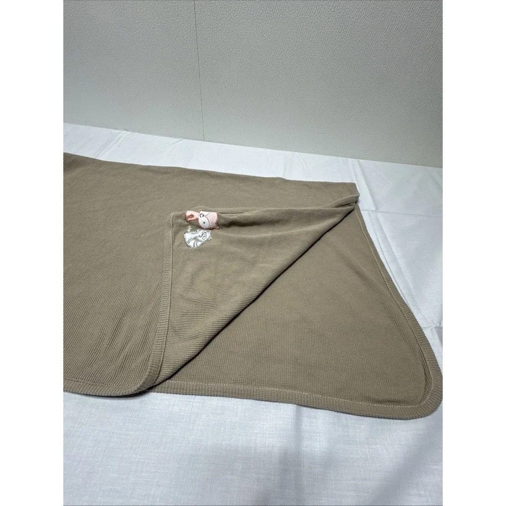 Koala Baby Brown Fox Raccoon Thermal Blanket Waffle Weave Forest Lovey 30